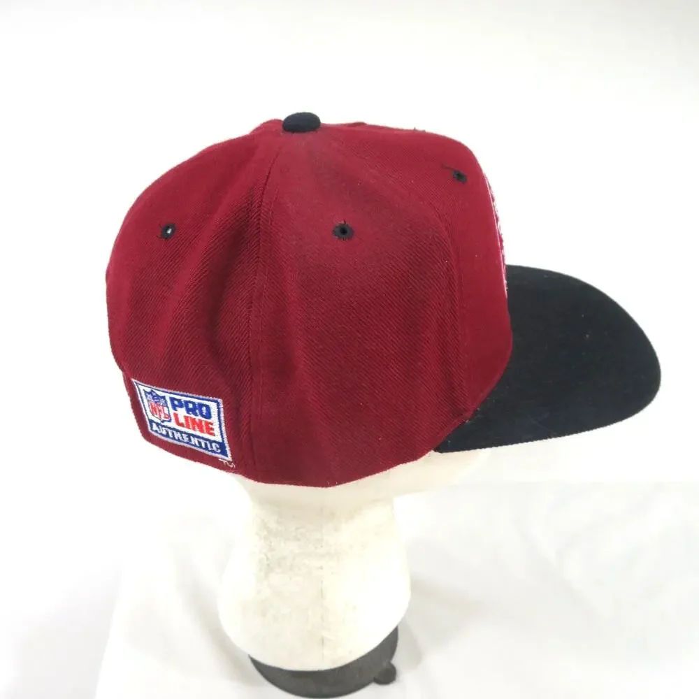 Vintage Arizona Cardinals Hat Pro Line Red White Black Trucker Snapback New